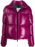 Moncler Fitted Puffer Jacket - Pink