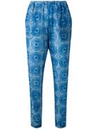 Lemlem Printed Tapered Trousers - Blue