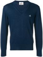 Vivienne Westwood V-neck Sweater - Blue