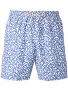Loro Piana Printed Swimming Shorts - Blue