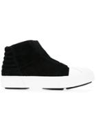 Julius Platform Hi-top Sneakers - Black