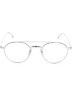 Round Frame Glasses - Unisex - Titanium - One Size, Grey, Titanium, Thom Browne