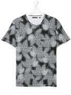 Antony Morato Teen Graphic Leaf Print T-shirt - Black