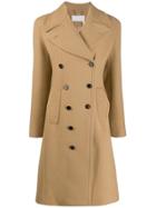 Chloé Double Breasted Coat - Neutrals