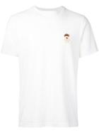 Jupe By Jackie - Embroidered Figure T-shirt - Men - Cotton/spandex/elastane - L, White, Cotton/spandex/elastane