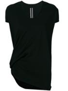 Rick Owens - V-neck T-shirt - Women - Cotton - 42, Black, Cotton