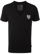 Philipp Plein V-neck T-shirt, Men's, Size: Xl, Black, Cotton
