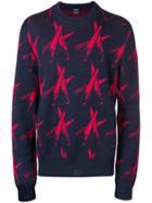 Calvin Klein 205w39nyc Contrast Design Jumper - Blue