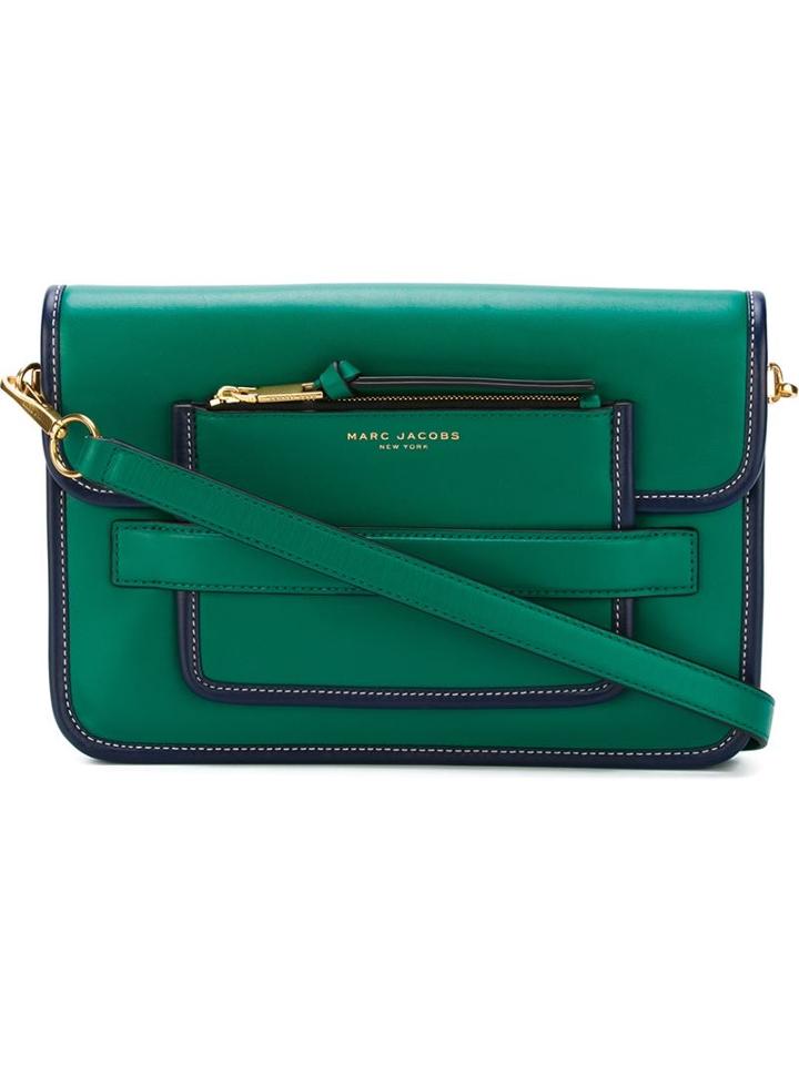 Marc Jacobs Large Madison Shoulder Bag, Women's, Green, Calf Leather