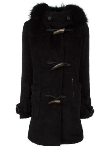 L.g.b. Hooded Coat, Women's, Size: 1, Black, Alpaca/wool/nylon/cotton