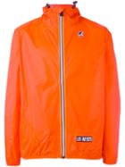 K-way K-way X Les (art)ists 'dream Team' Print Jacket, Men's, Size: Medium, Yellow/orange, Polyamide
