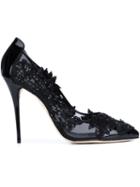 Oscar De La Renta Embellished Stiletto Pumps