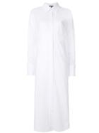 Ann Demeulemeester Long-length Shirt Dress - White