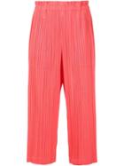 Pleats Please By Issey Miyake Pleated Cropped Culottes
