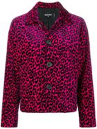 Dsquared2 Leopard Print Jacket - Pink
