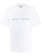 Daily Paper Logo Embroidered T-shirt - White