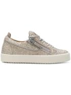 Giuseppe Zanotti Design Cheryl Glitter Sneakers - Metallic