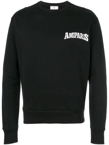 Ami Paris Ami Paris Print Sweatshirt - Black