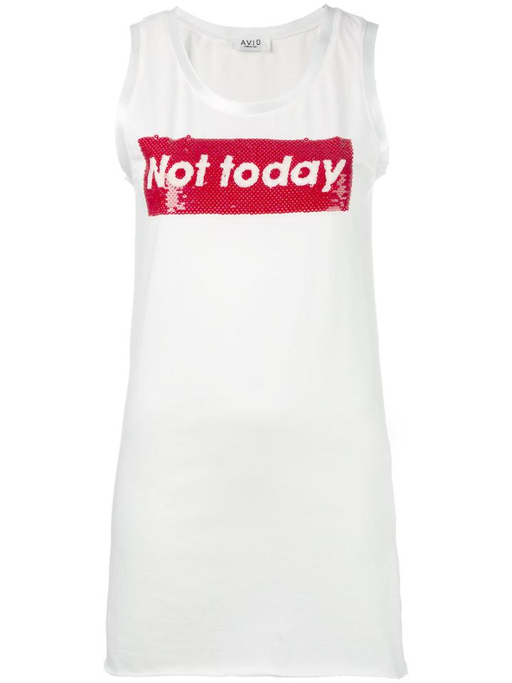 Aviù - Sequined Top - Women - Cotton/polyester/spandex/elastane - 44, White, Cotton/polyester/spandex/elastane