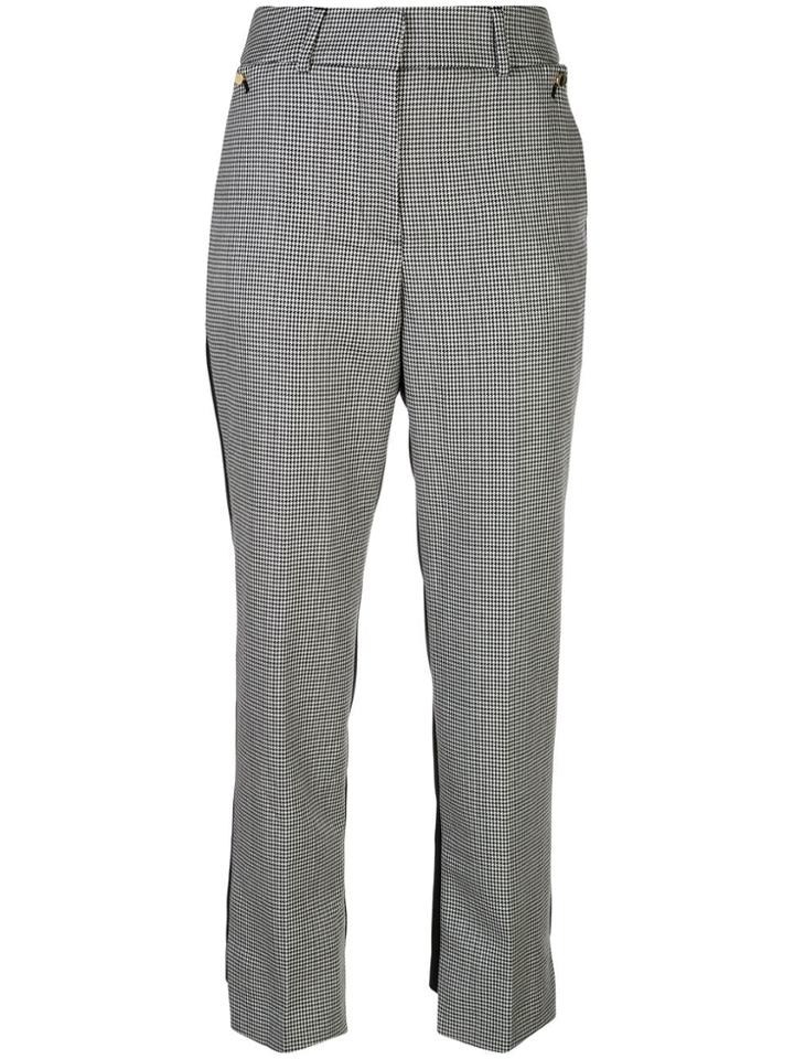Petar Petrov Two Tone Tailored Trousers - Black