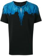 Marcelo Burlon County Of Milan - Wing Collar T-shirt - Women - Cotton - L, Black, Cotton