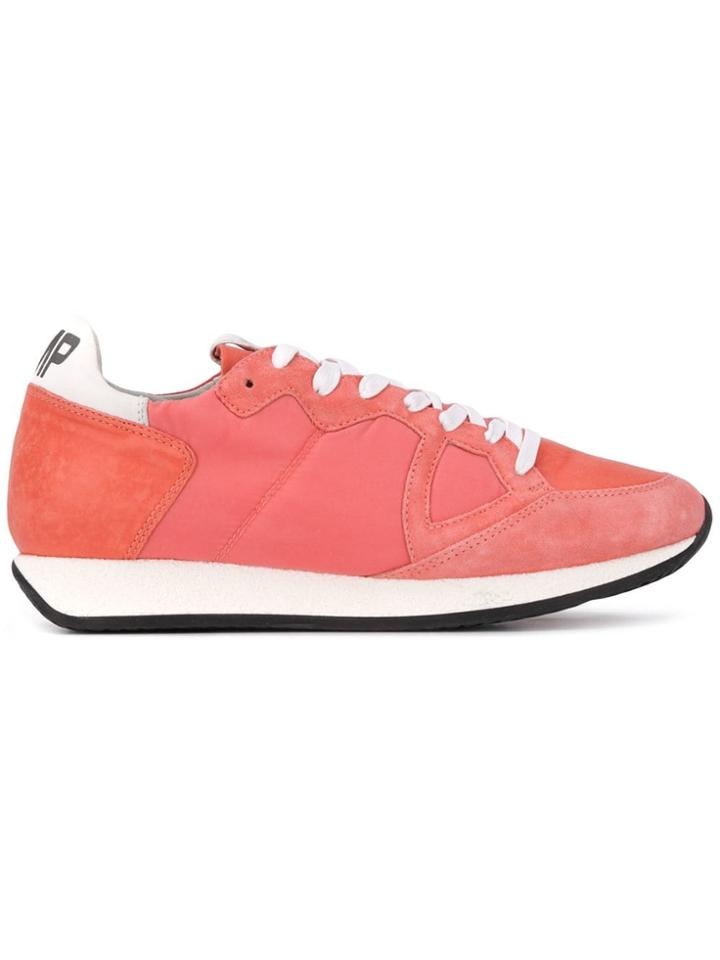 Philippe Model Monaco Vintage Sneakers - Orange