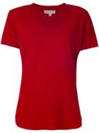 Michael Michael Kors Round Neck T-shirt, Women's, Size: Xs, Red, Polyester/spandex/elastane