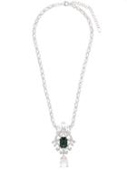 Dolce & Gabbana Drop Pendant Necklace - Silver