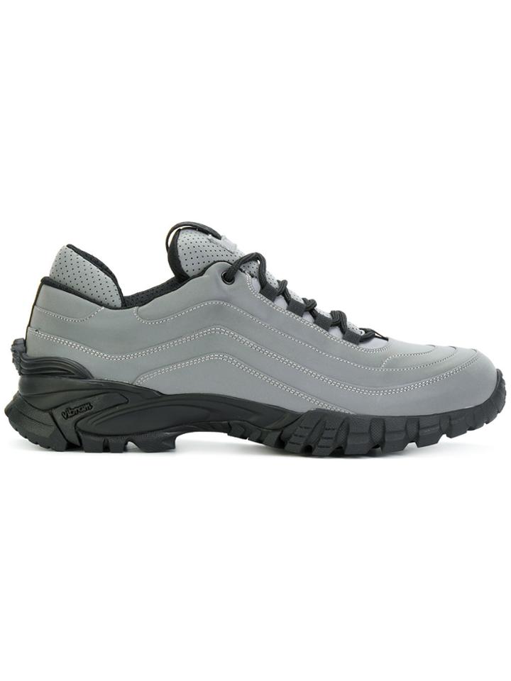 Versace Greek Key Formal Sneakers - Grey