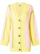 M Missoni Colour Block Cardigan - Yellow