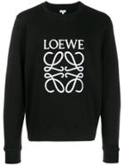 Loewe Embroidered Logo Sweatshirt - Black