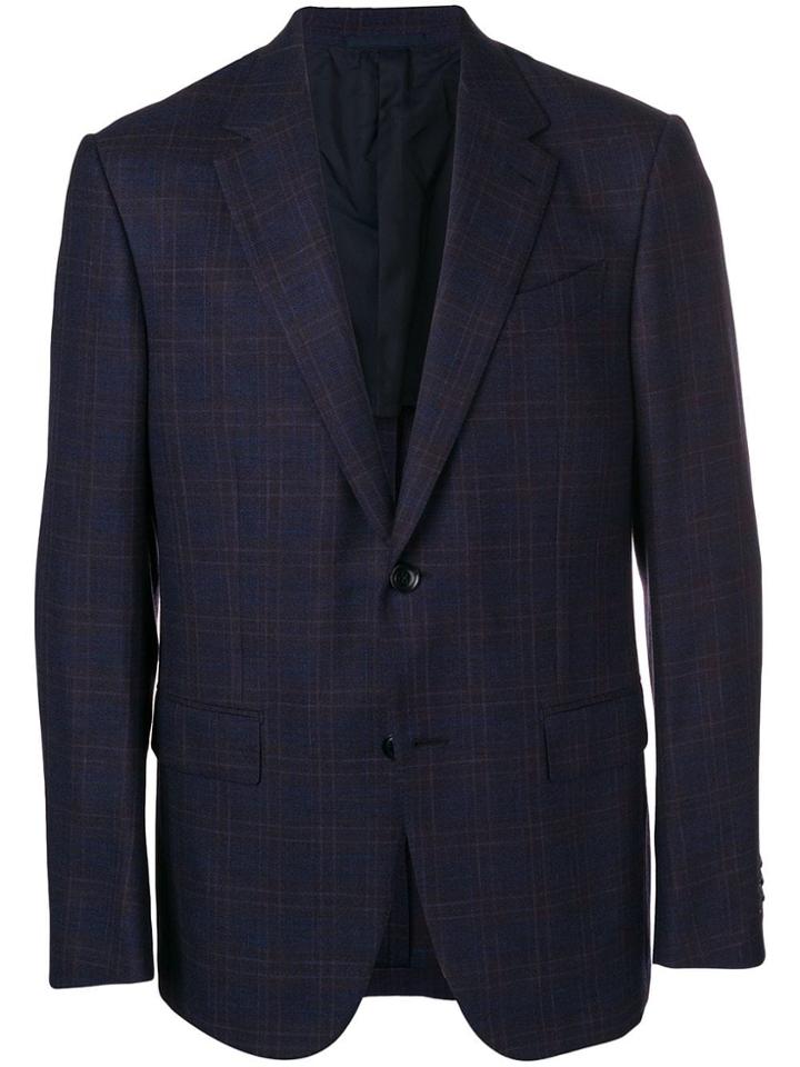 Ermenegildo Zegna Plaid Blazer - Blue