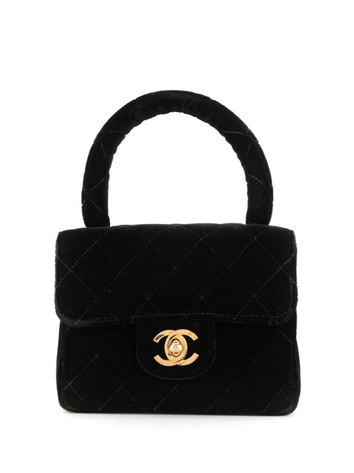 Chanel Pre-owned Quilted Cc Mini Bag - Black