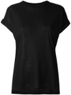Balmain - Classic T-shirt - Women - Cotton/viscose - 36, Black, Cotton/viscose