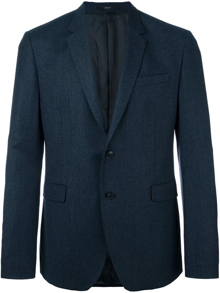 Paul Smith Two Button Blazer, Men's, Size: 46, Grey, Cupro/cashmere/wool