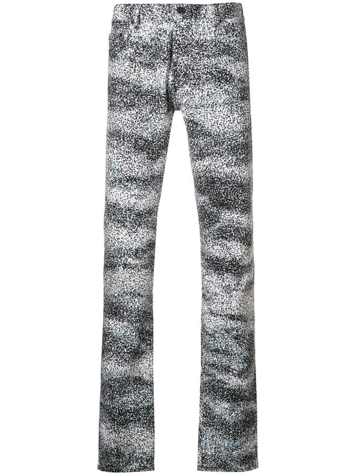 Kenzo Splash Print Skinny-fit Jeans - Black