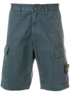 Stone Island Classic Fitted Shorts - Blue