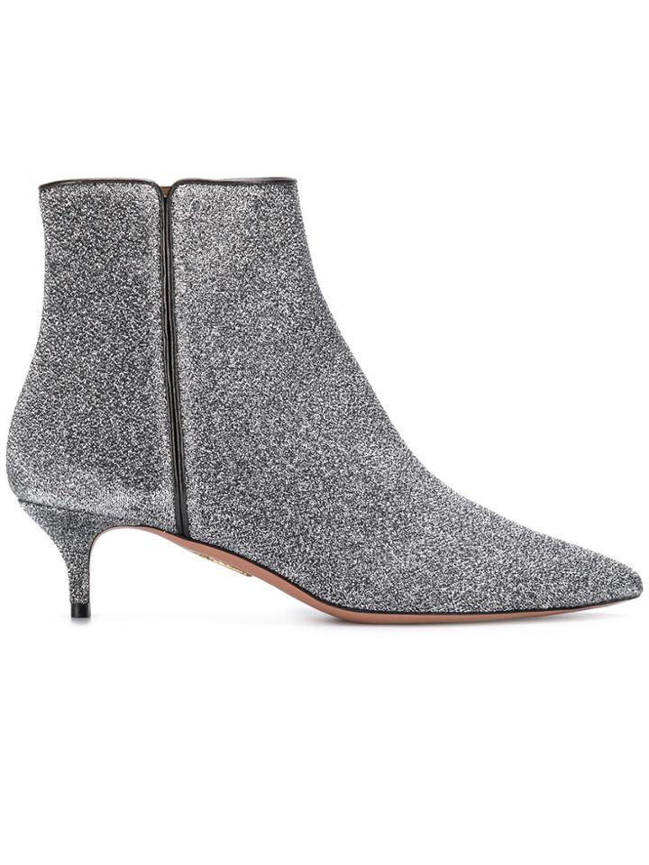 Aquazzura Quant Bootie - Metallic