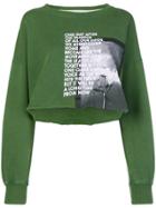 Each X Other Long Sleeved Loose Sweatshirt - Green