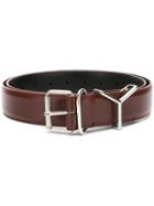Y / Project Y / Project Beltyslvs15lb1 Silver Calf Leather - Brown