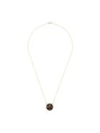 Foundrae 18kt Gold Dream Petite Stationary Necklace - Black
