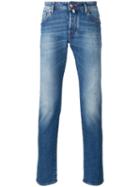 Jacob Cohen Regular Fit Jeans, Men's, Size: 32, Blue, Cotton/spandex/elastane