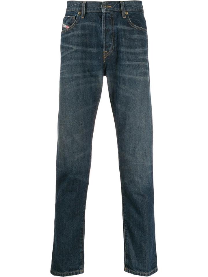Diesel Regular Slim-fit Jeans - Blue