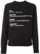 Yang Li List Print Sweatshirt