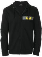Fendi Printed Bug Zipped Jacket - Black