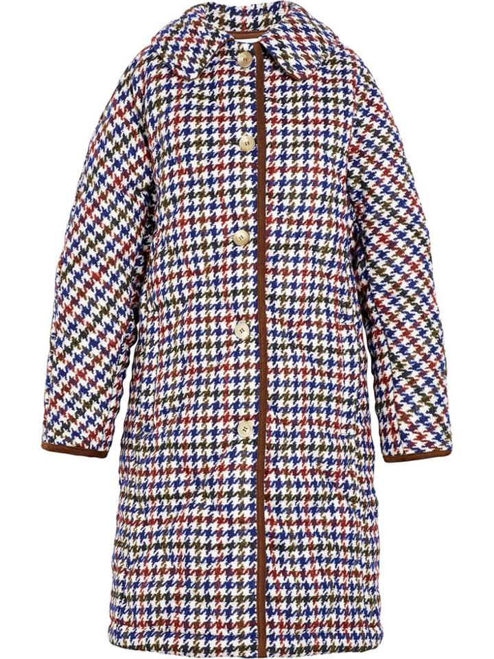 Mackintosh Gun Club Check Quilted Coat Lq-004 - Multicolour