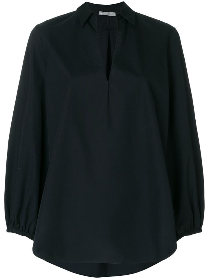 Vince V-neck Blouse - Black