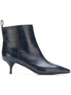 L'autre Chose Low Heeled Boots - Blue