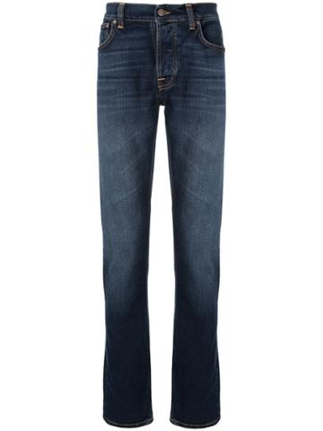 Nudie Jeans Co Straight Cut Jeans - Blue