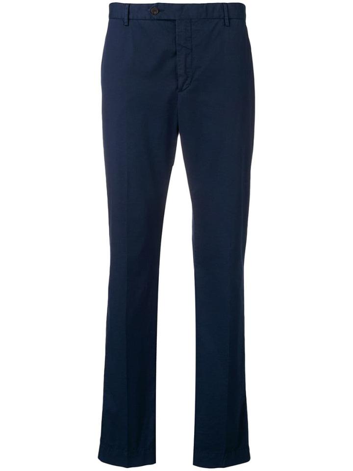 Hackett Straight Leg Chino Trousers - Blue